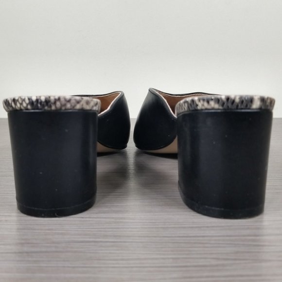 Halogen Tori Slip-on Mule, Black Leather, Womens Size 6 M - Picture 5 of 13